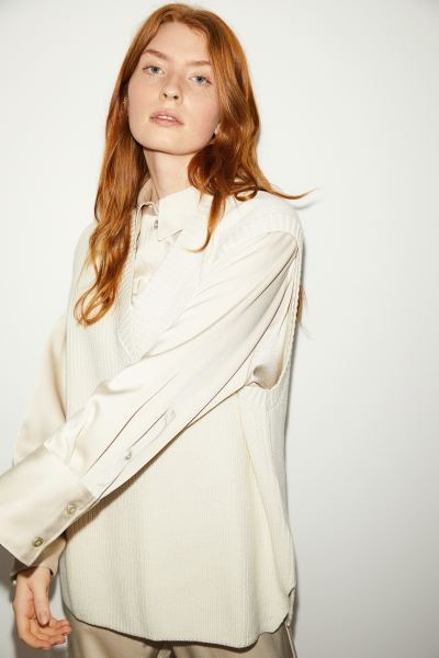 Wide-cut Sweater Vest | H&M (US + CA)
