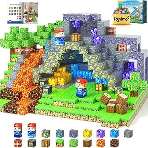 Magnetic Blocks 100PCS Kids Toys Magnetic Building Blocks Sensory Stem Boys Toys Ages 3-5 4-6 5-7... | Amazon (US)