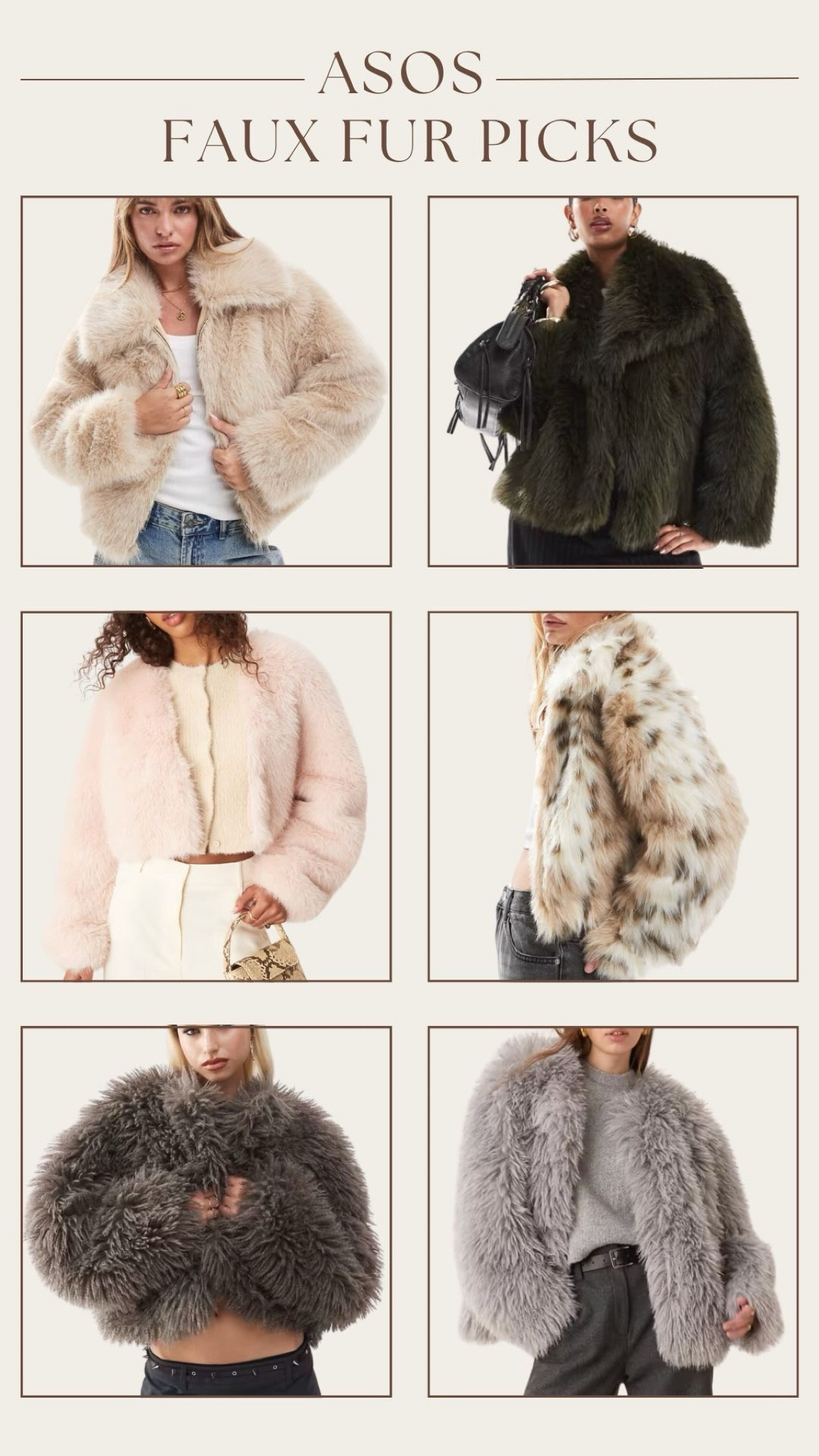 My fav faux fur jackets on ASOS right now 🧸

#LTKuk #LTKwinter