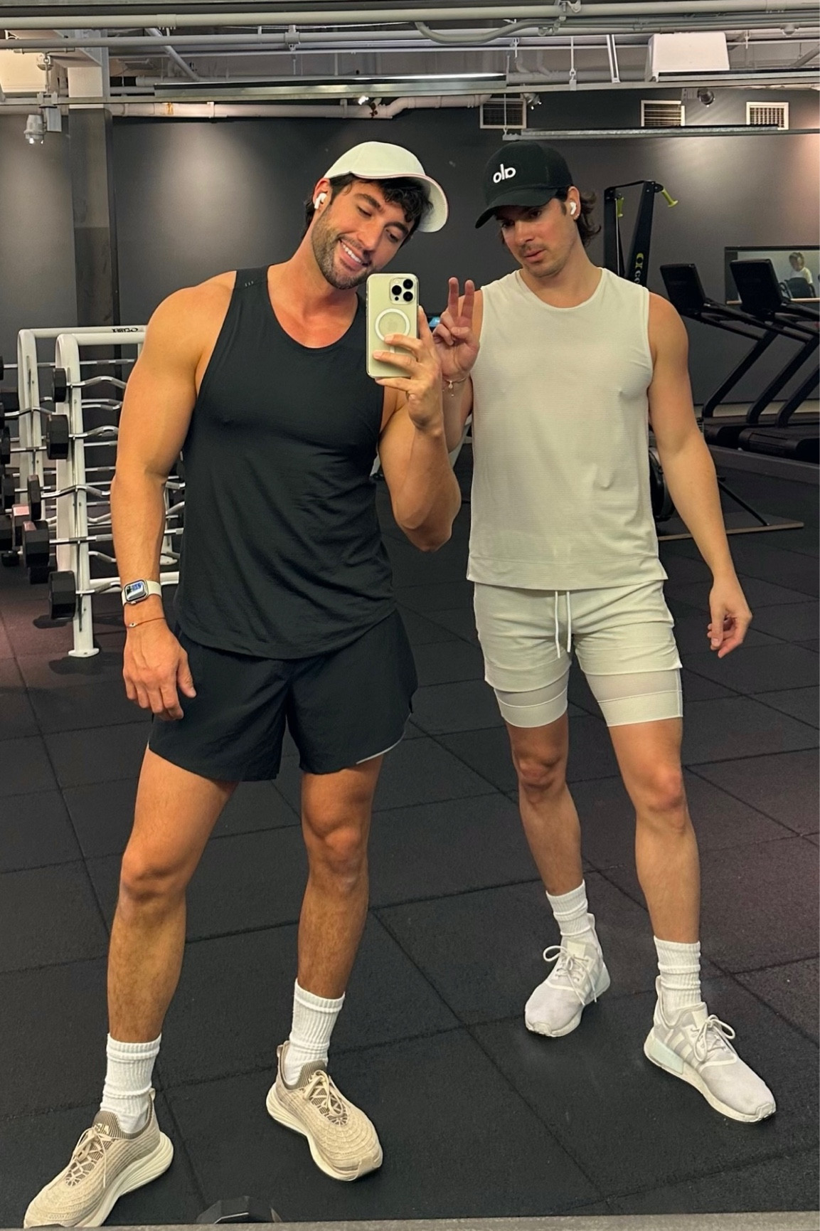Activewear > 
p.s. the compression shorts (on Brock) are on sale right now.

#LTKfindsunder100 #LTKfitness #LTKmens