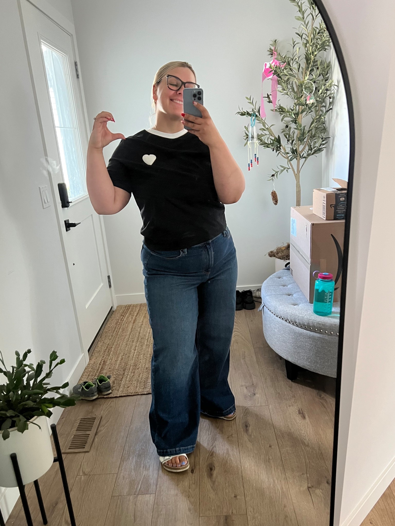 Comfy casual mom fit // cozy // ootd // gap // birkenstock // mom jeans 

#LTKmidsize #LTKcurves #LTKcanada