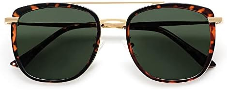 SOJOS Retro Aviator Square Polarized Sunglasses For Women Men,Vintage Women's Sun Glasses Shades ... | Amazon (US)