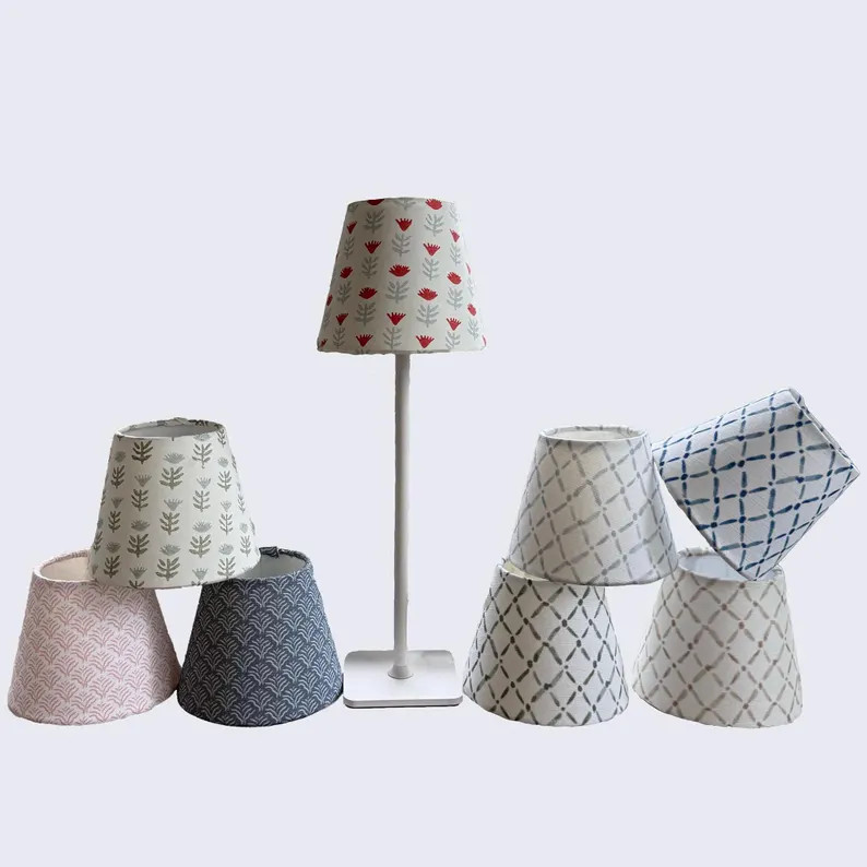 Lamp Shade for Cordless LED Lamps - Patterned Shades | Etsy (Global)