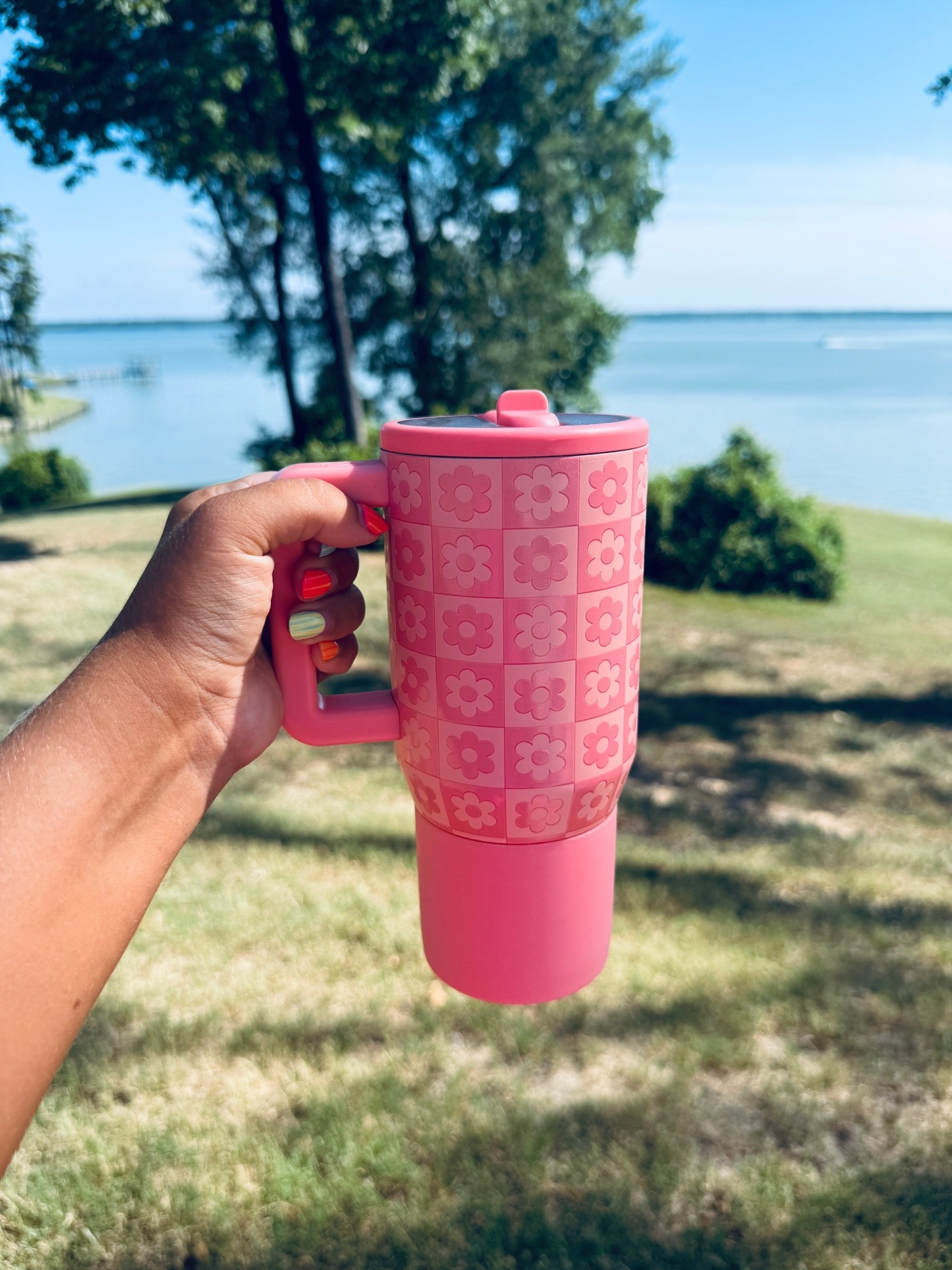 How cute is the print on my mom’s new hydrojug! 

 