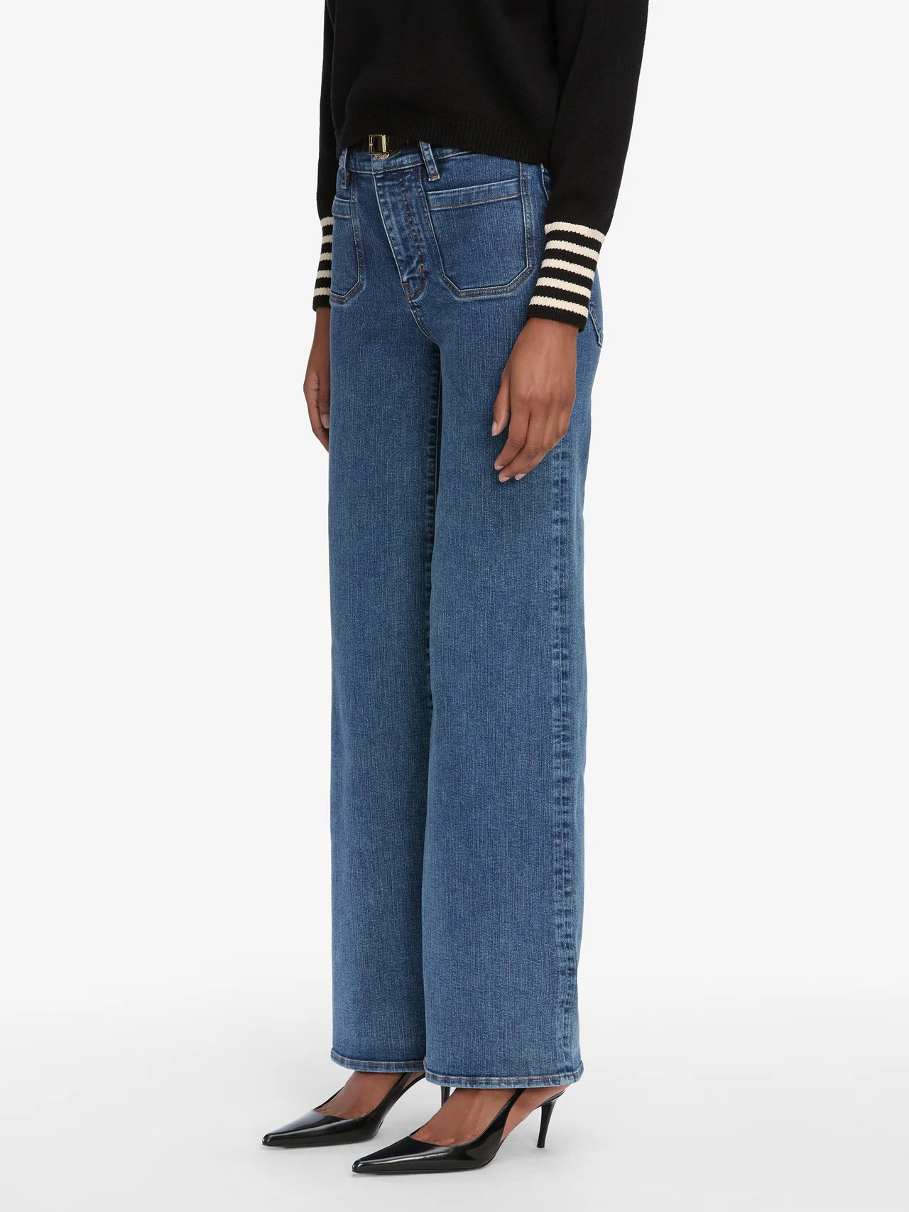 LE SLIM PALAZZO MODERNIST POCK ESTEEM | Frame Denim