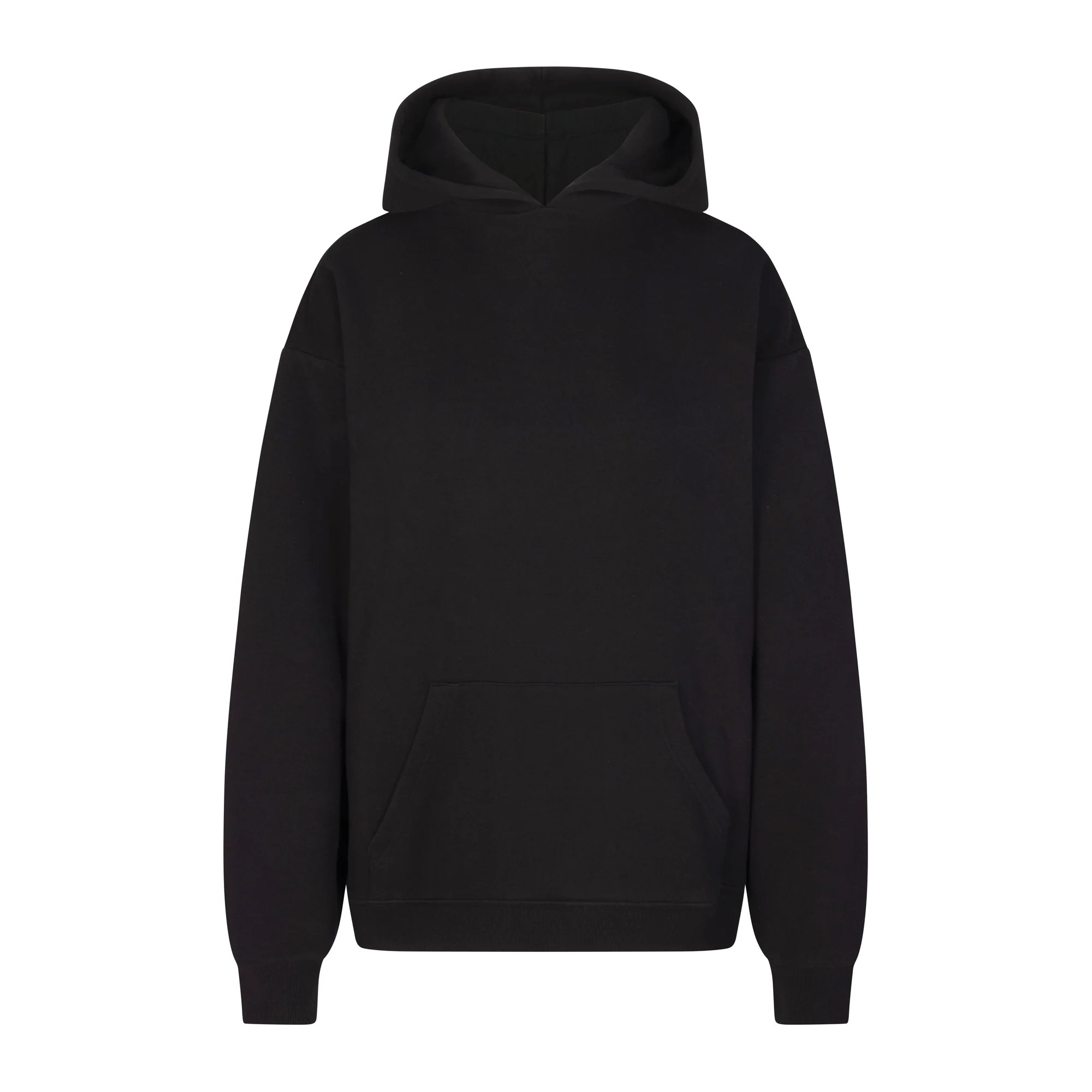 COTTON FLEECE OVERSIZED HOODIE | ONYX | SKIMS (US)