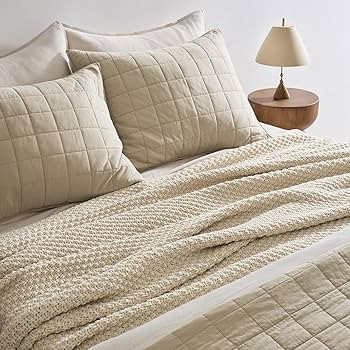 EVERGRACEHOME Chunky Chenille Knit Throw Blanket for Couch, Soft Luxurious Oversized King Moss St... | Amazon (US)