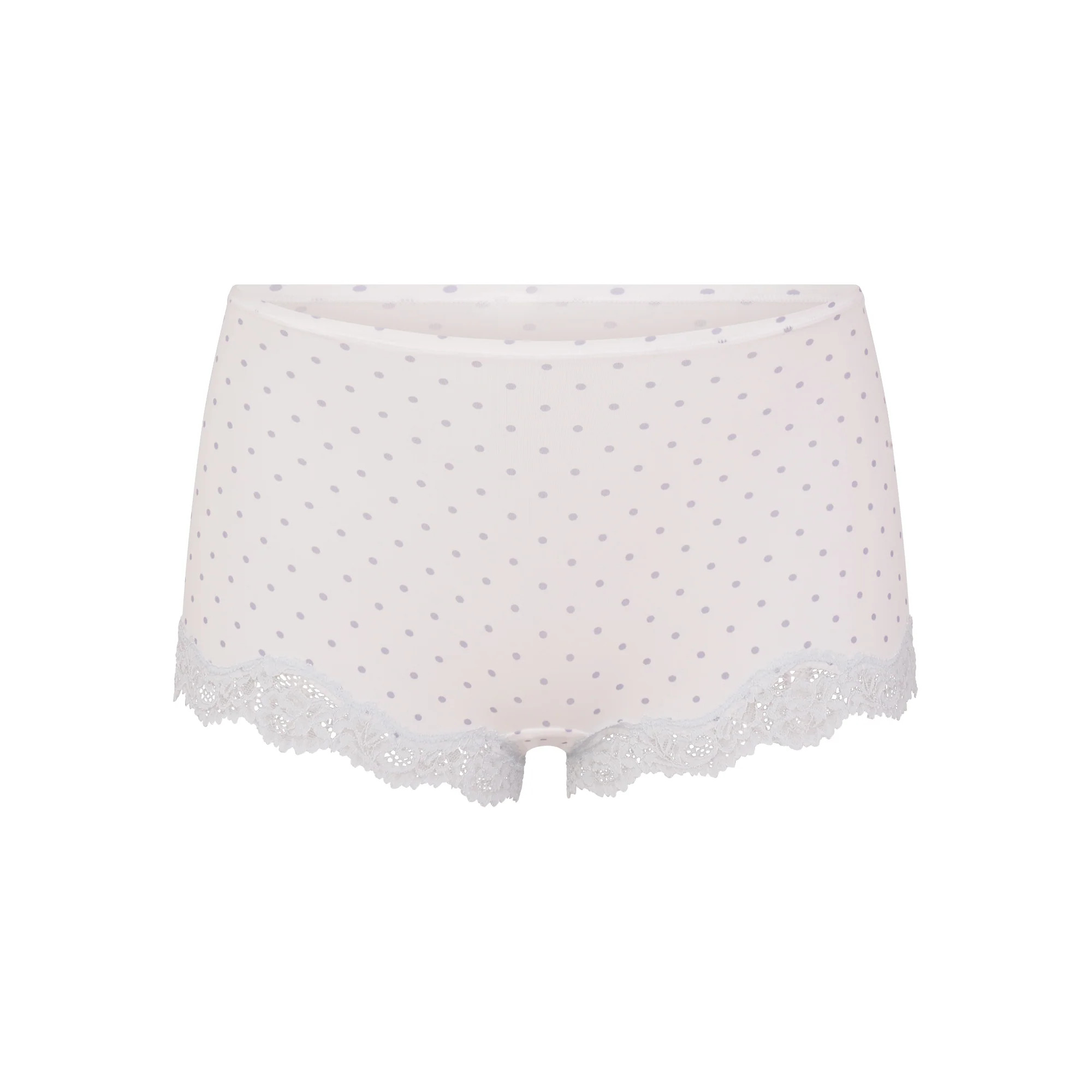 FITS EVERYBODY LACE BOY SHORT | SLATE PIN DOT PRINT | SKIMS | SKIMS (US)