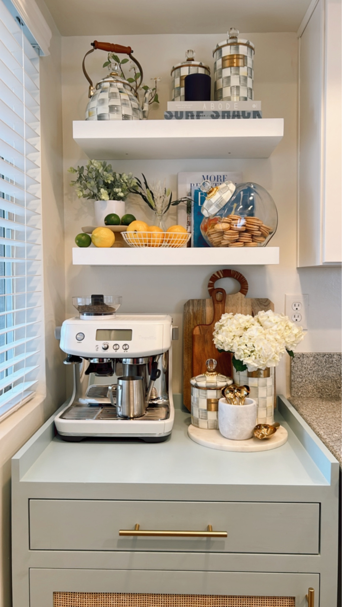 Mackenzie Childs sale continues until November 15th! Save 20% with MCFAM20

Home styling, coastal home styling, kitchen shelves styling, coffee nook styling, coffee bar styling, Mackenzie Childs, Mackenzie Childs styling, checkered home decor, Mackenzie Childs sale, Anthropologie home, amazon home decor

#LTKHoliday #LTKsalealert #LTKhome