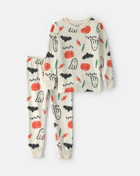 Toddler Halloween Print 2-Piece Pajama Set - Cream | Carter's | Carter's Inc