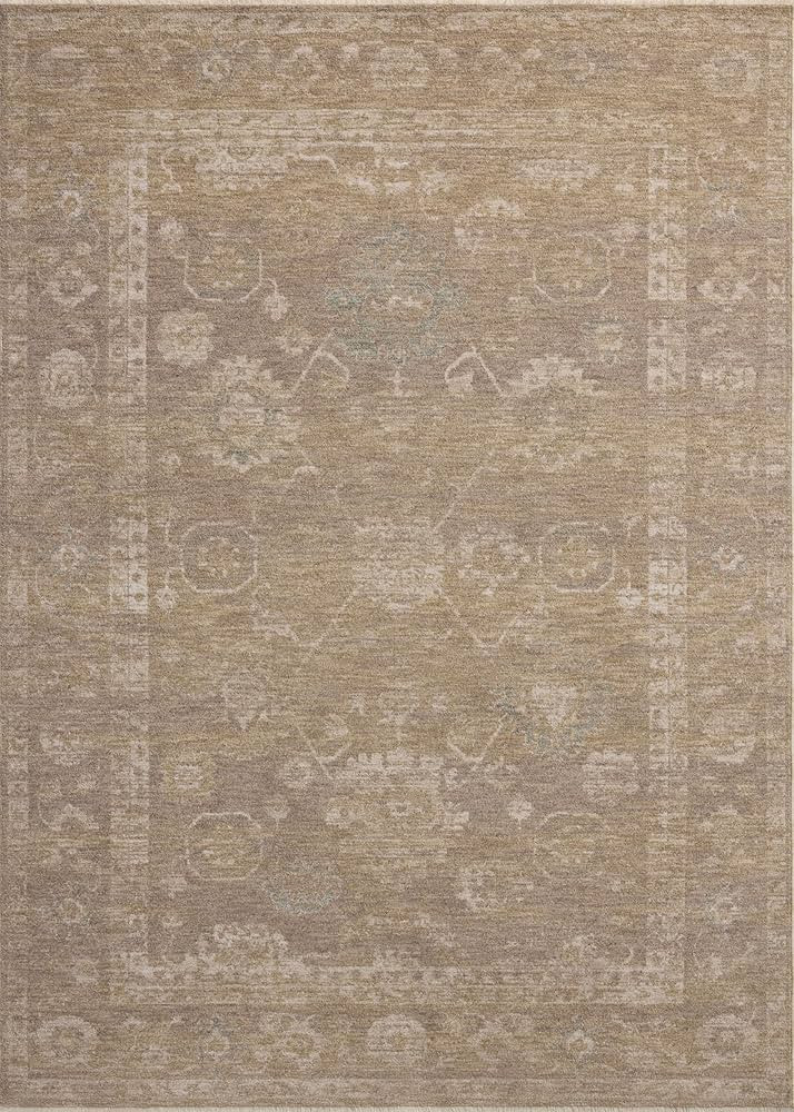 Loloi Chris Loves Julia Louisa Collection LOI-04 Taupe/Gold 9'-6" x 13'-1", .38" Pile Height, Area Rug | Amazon (US)
