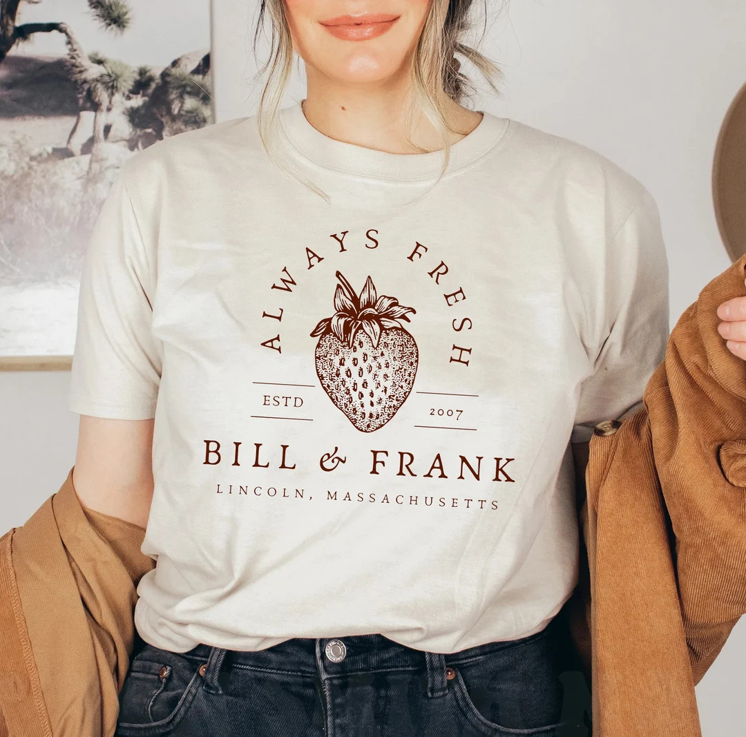 Bill and Frank Strawberry Shirt, The Last Of Us Shirt, Strawberries Shirt, The Last Of Us Gift, B... | Etsy (US)