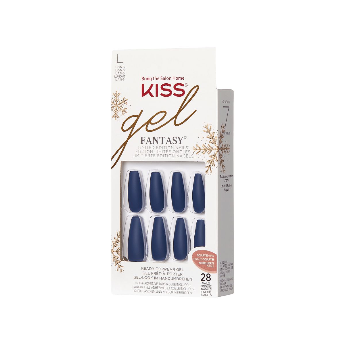 KISS Gel Fantasy Limited Edition Sculpted Holiday Nails - Inspiration | KISS, imPRESS, JOAH