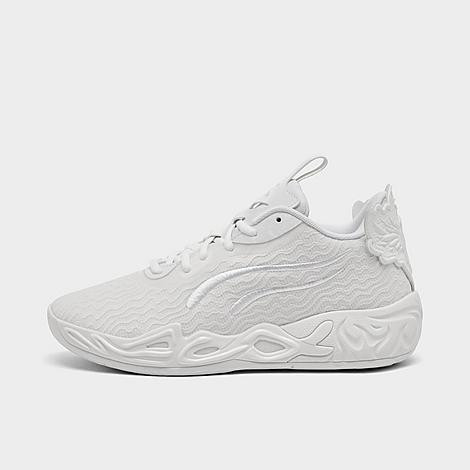 Big Kids Puma LaMelo Ball MB.04 Low Basketball Shoes in Puma White/Sun Struck Size: 6.0 | Finish Line (US)