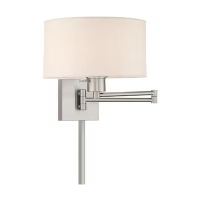 Livex Lighting  Swing Arm Wall Lamps Transitional Wall Sconce | Lowe's