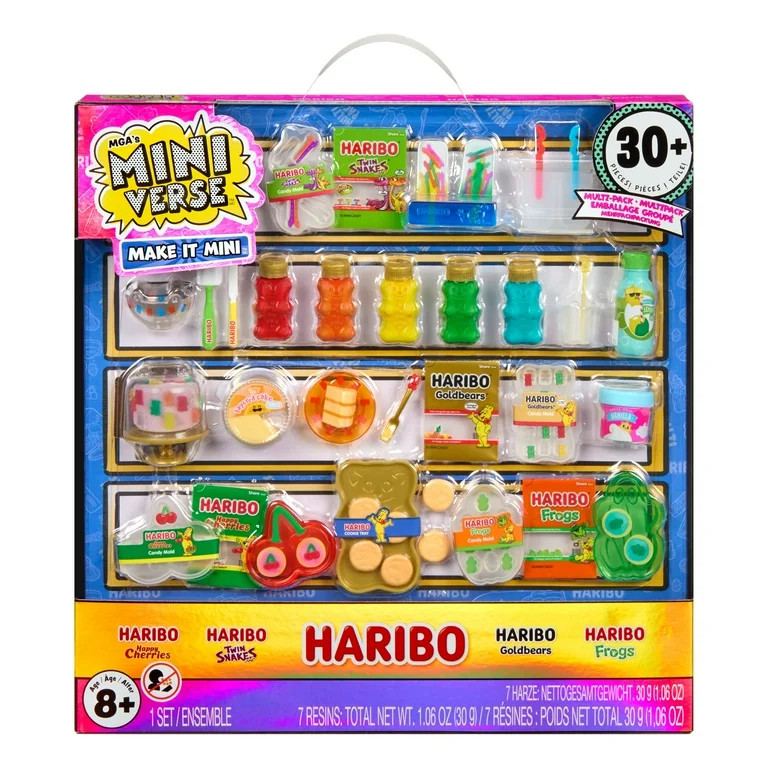 MGA's Miniverse Make It Mini HARIBO Multipack, DIY, Resin Play, Hobby, Gifts, Replica Food, Not E... | Walmart (US)