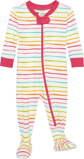 Print Fitted One-Piece Pajamas | Nordstrom