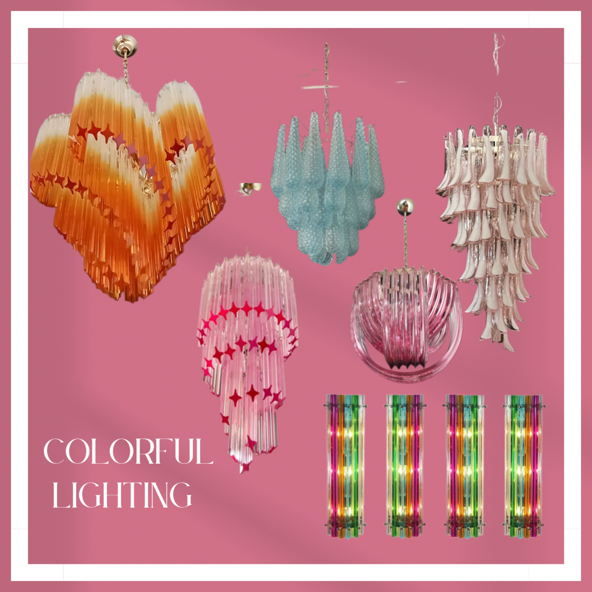 Lighting I’ve had my eye! Chandelier, set of sconces, antique chandelier, colorful lighting #homedecor #pinkchandelier #sconces

#LTKFind #LTKstyletip #LTKhome