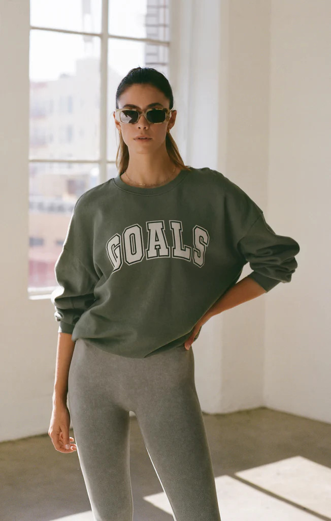 Oversized Goals Crew Sweatshirt | Z Supply