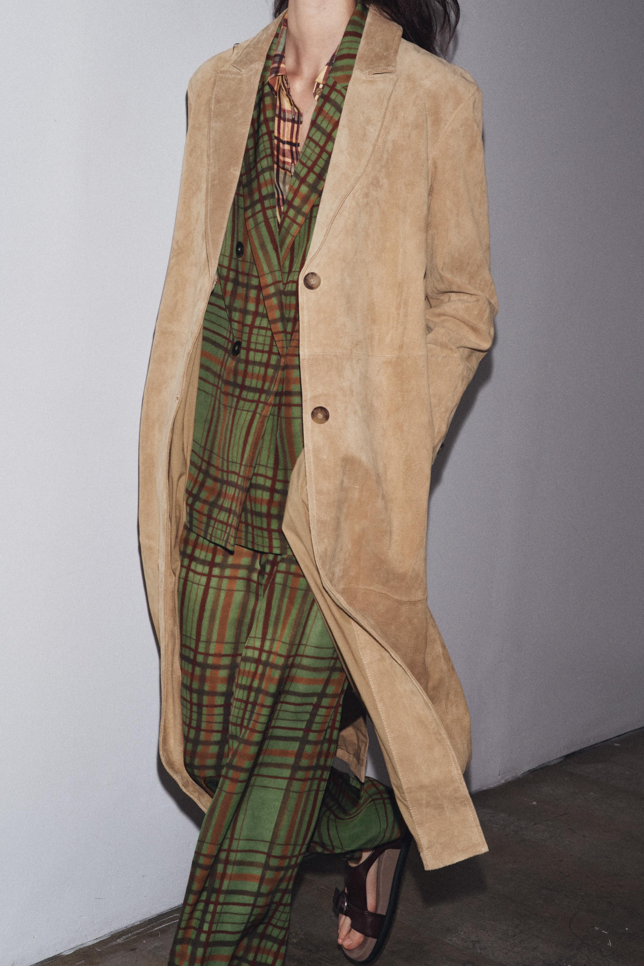 ZW COLLECTION LIMITED EDITION SUEDE COAT | Zara US