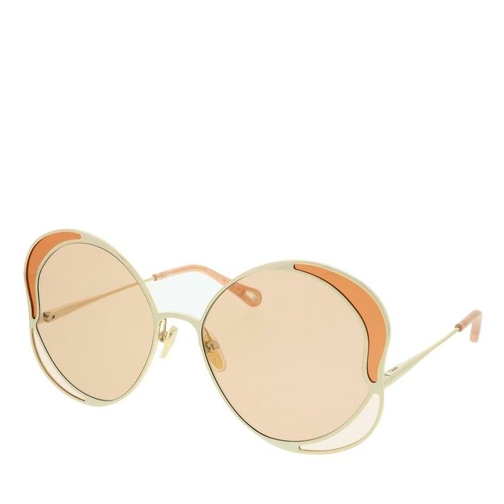 Chloé Sunglass WOMAN METAL GOLD-GOLD-PINK in gold | fashionette | Fashionette (DE)