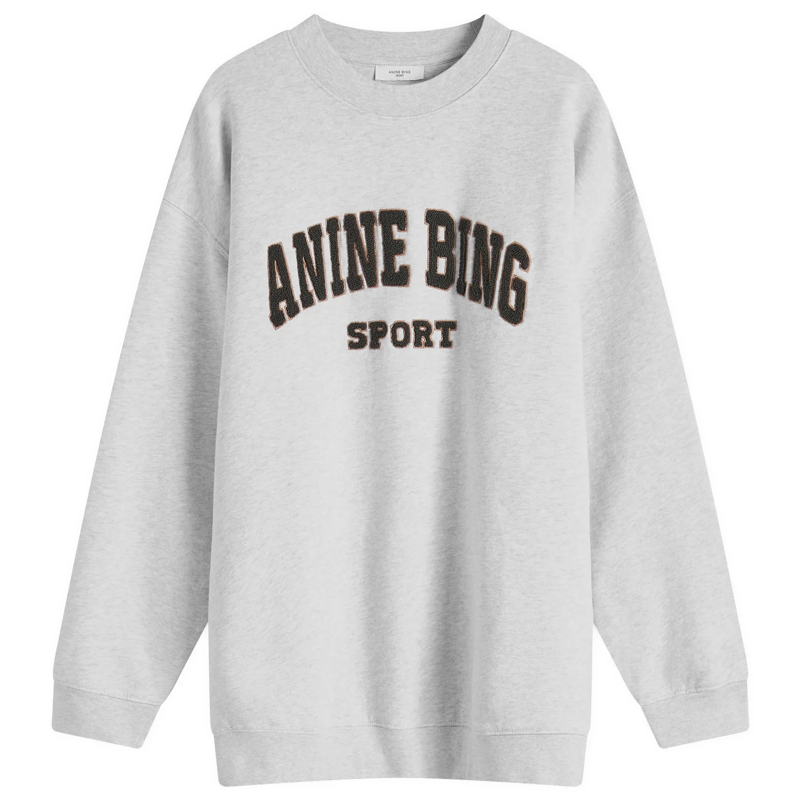 Anine Bing Women's Tyler Sweatshirt in Grey, Size Large | END. Clothing
