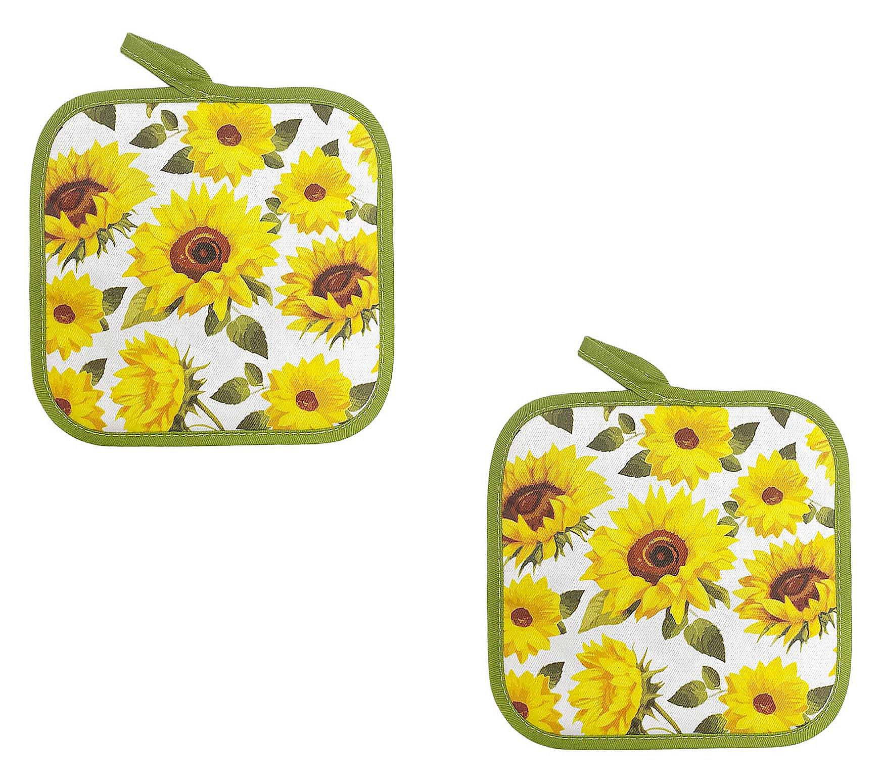 Temp-tations Seasonal Set of (2) 7""x7"" Trivets | QVC