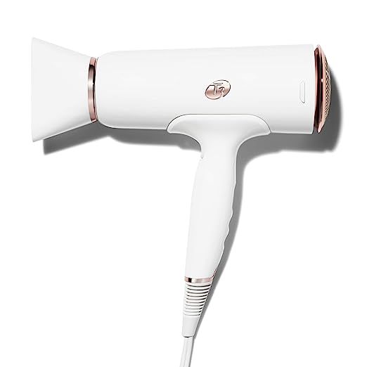 T3 - CURA Hair Dryer | Digital Ionic Professional Blow Dryer | Fast Drying, Volumizing Wide Air F... | Amazon (US)