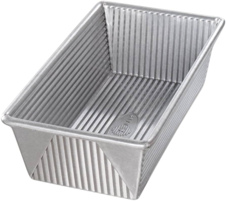 USA Pan 1145LF Bakeware Aluminized Steel 1.25 Lb Loaf Pan, Medium, Silver | Amazon (US)