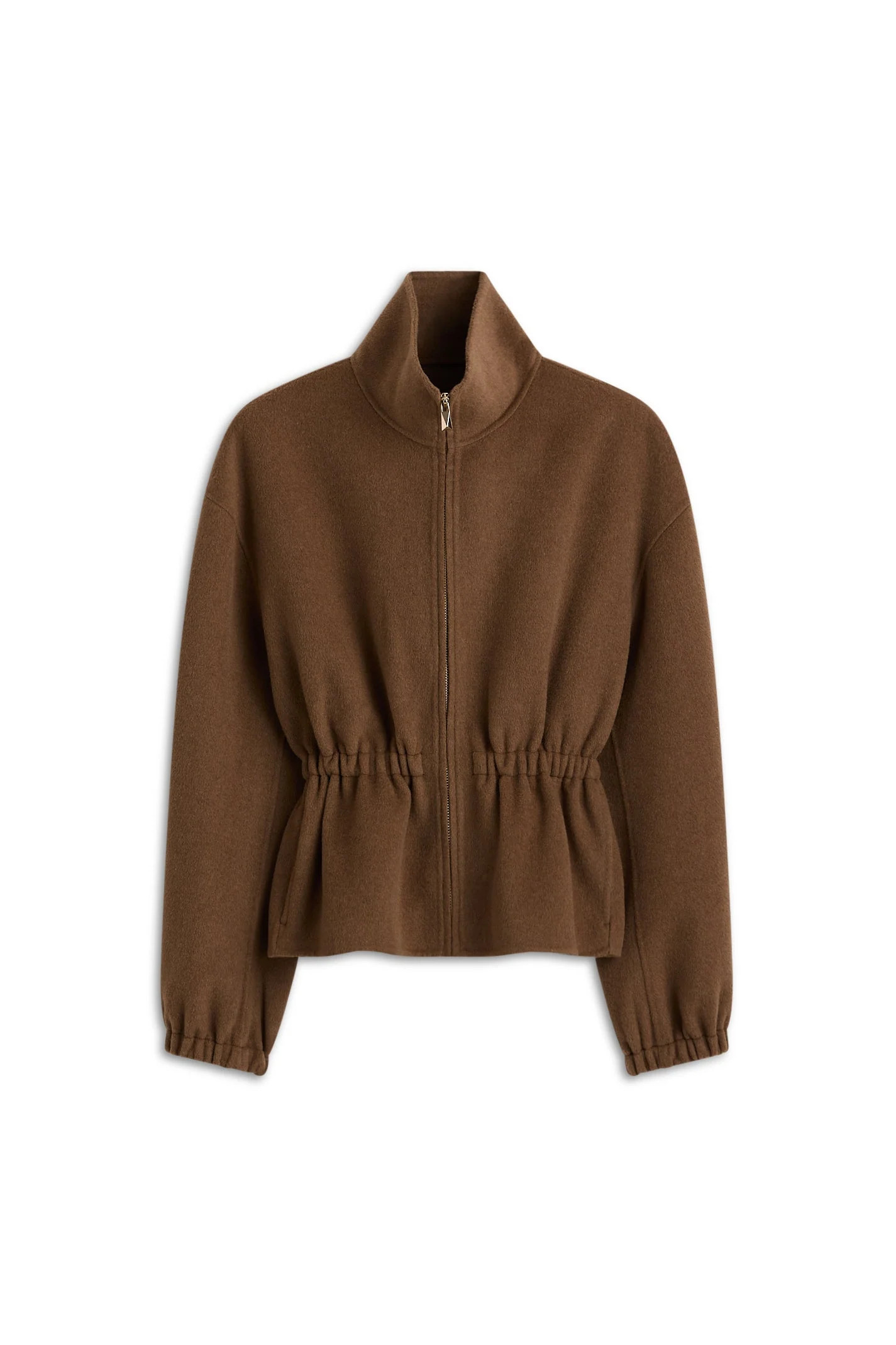 FUNNEL NECK JACKET - CAMEL | Scanlan Theodore US