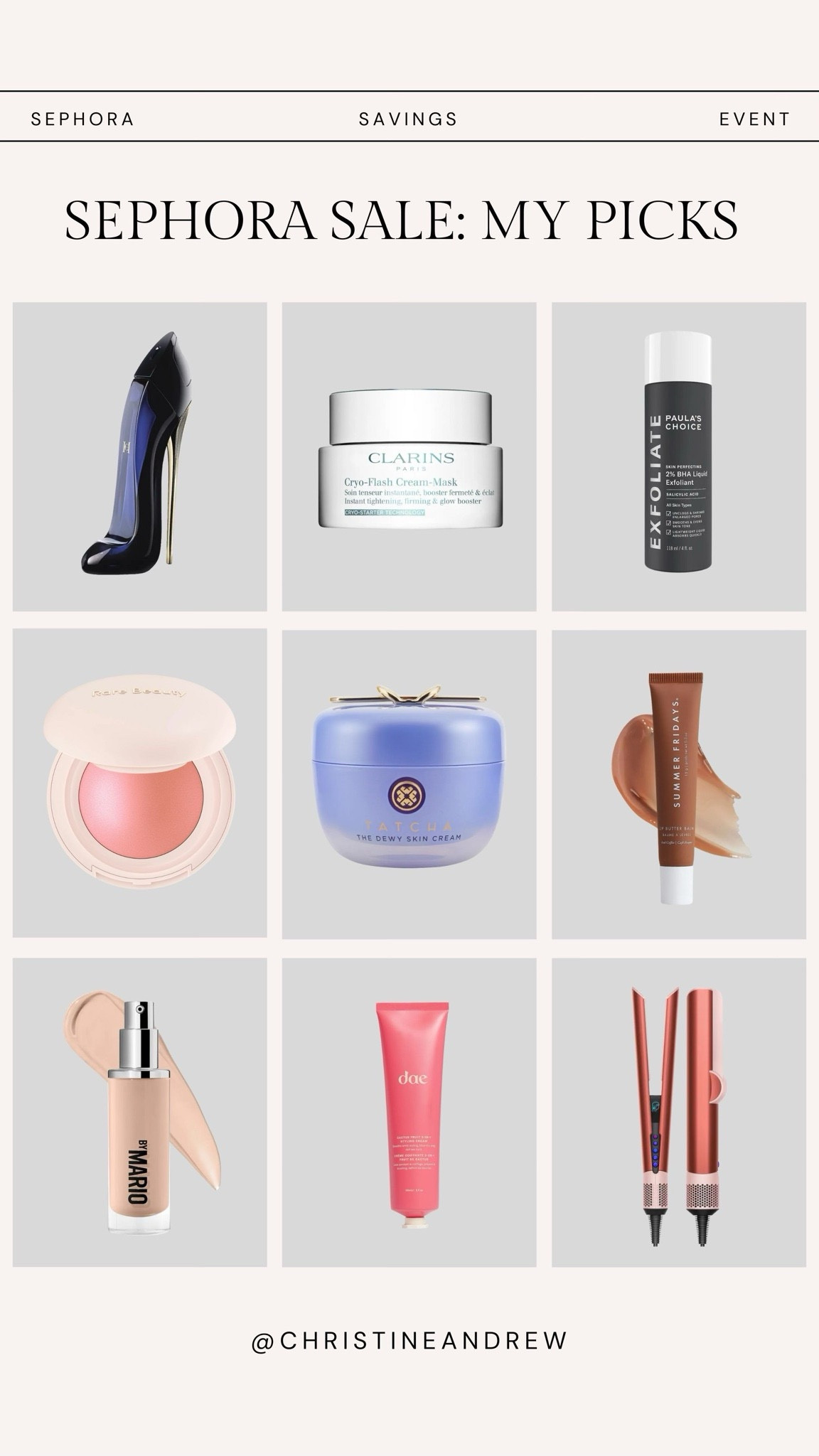 Sephora sale 20% off for all beauty insiders!! Use code: HAVEITALL ✨ these are my personal favorite picks on sale - these would all make amazing gifts for her❤️

This perfume is my new go to, it’s so yummy and I get so many compliments every time I wear it! 

Sephora sale, sephora favorites, gifts for her, mom gift, friend gift, sister gift, teen girl gift, tween girl gift, beauty gift, stocking stuffers, beauty sale, Christine Andrew 

#LTKSaleAlert #LTKGiftGuide #LTKBeauty