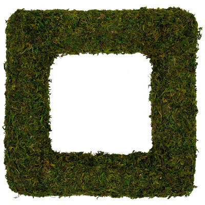 Northlight Artificial Reindeer Moss Square Wreath - 13" | Target