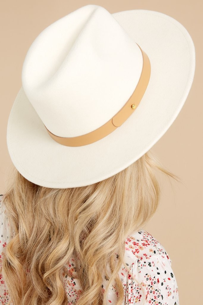 Fader Tall Ivory Fedora | Red Dress 