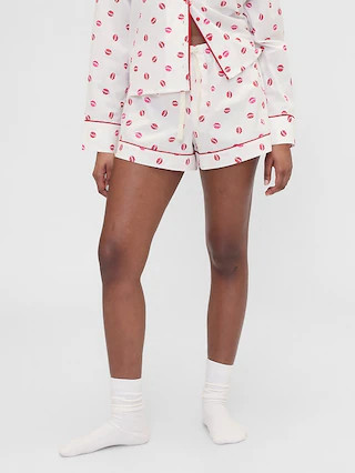 Gap × Summer Fridays Poplin Kiss PJ Boxer Shorts | Gap (US)