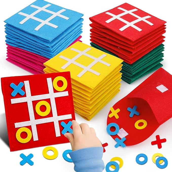 24PCS Tic Tac Toe Strategic Board Game for Kids Valentine Exchange Gifts, Birthday Party Favors B... | Amazon (US)