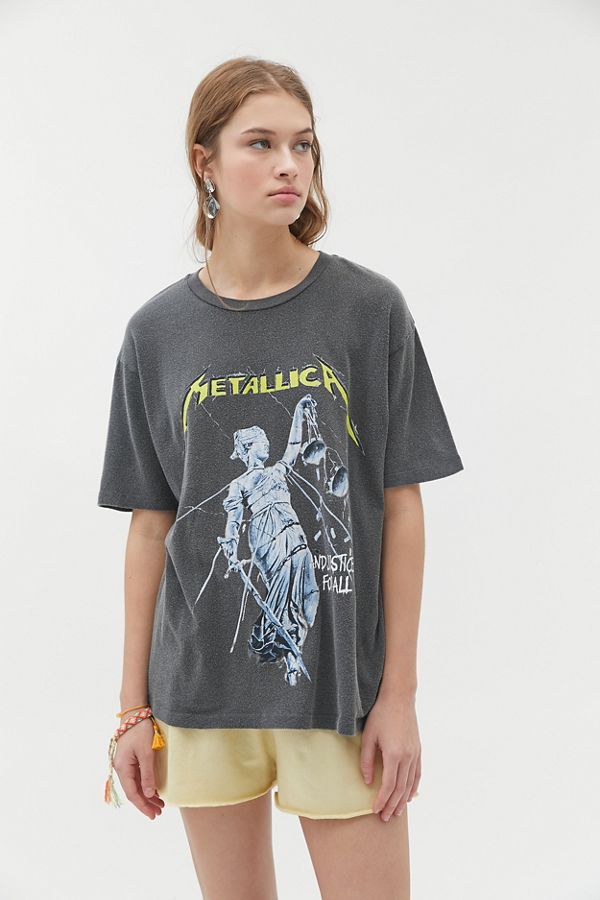 Metallica …And Justice For All Washed Tee | Urban Outfitters (US and RoW)