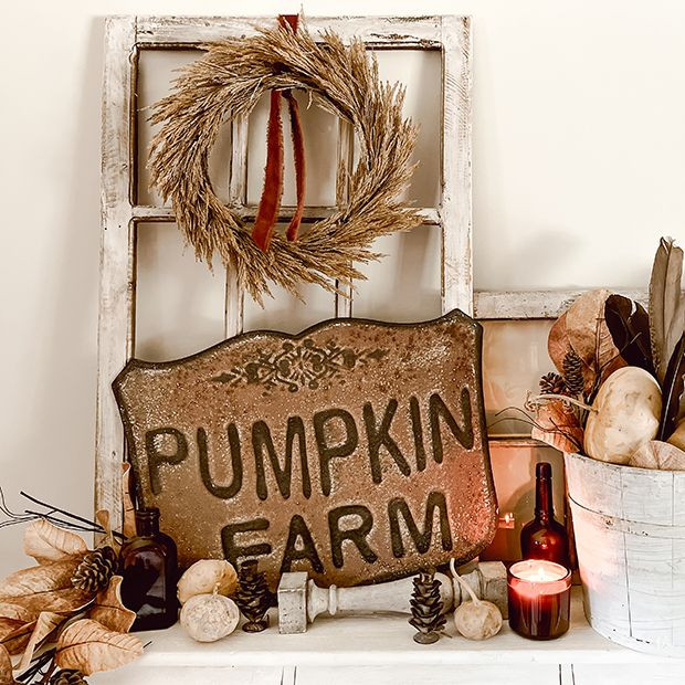 Pumpkin Farm Sign | Antique Farm House