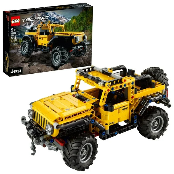 LEGO Technic Jeep Wrangler 4x4 Toy Car Model Building Kit, All Terrain Off Roader SUV , Gift Idea... | Walmart (US)