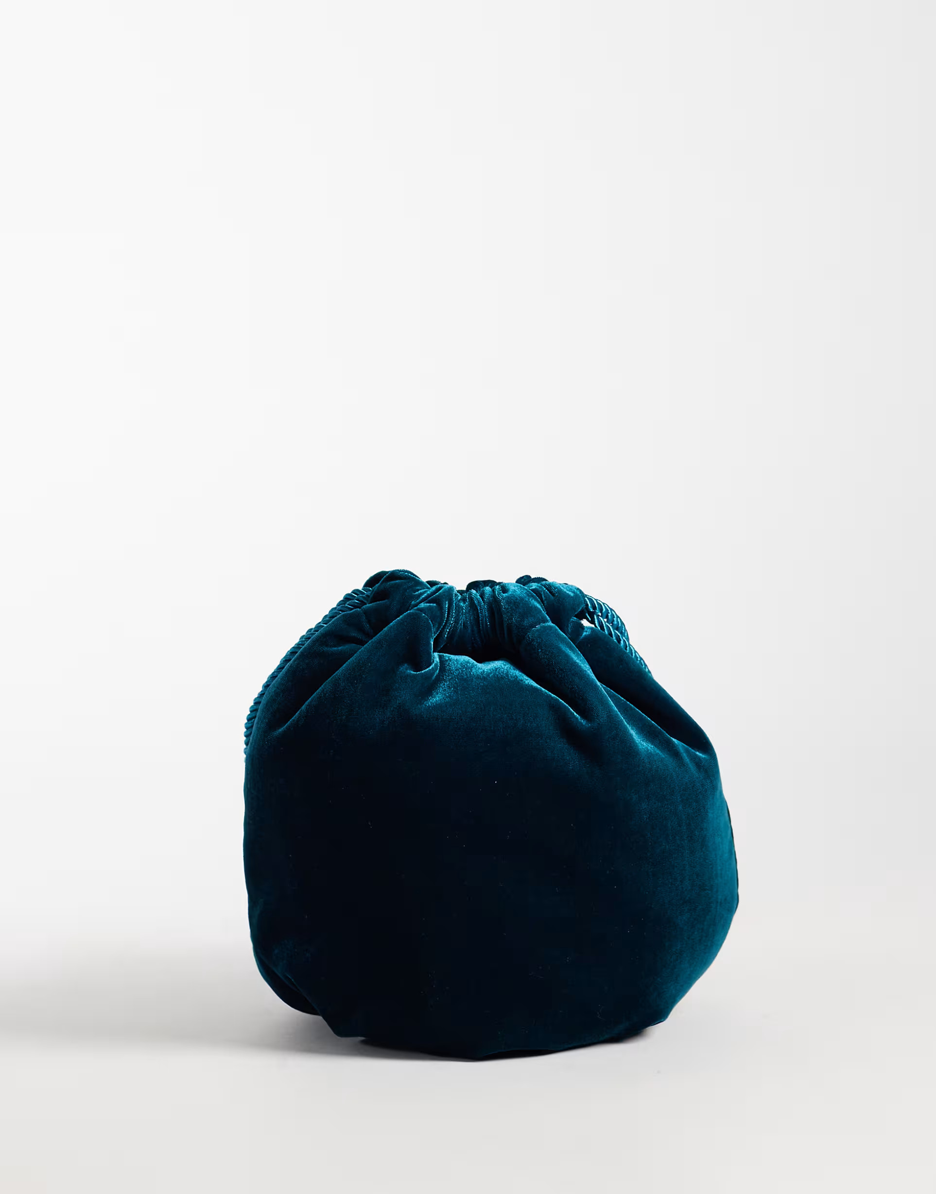 ASOS DESIGN velvet tassel bag in blue | ASOS (Global)