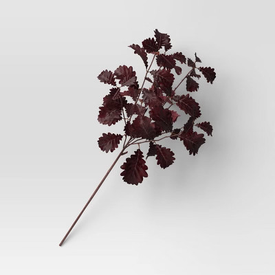 Purple Artificial Fall Oak Branch - Threshold™ | Target