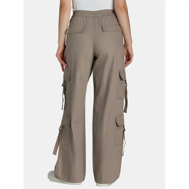 No Boundaries Twill Cargo Pants, 31.75” Inseam, Women’s | Walmart (US)