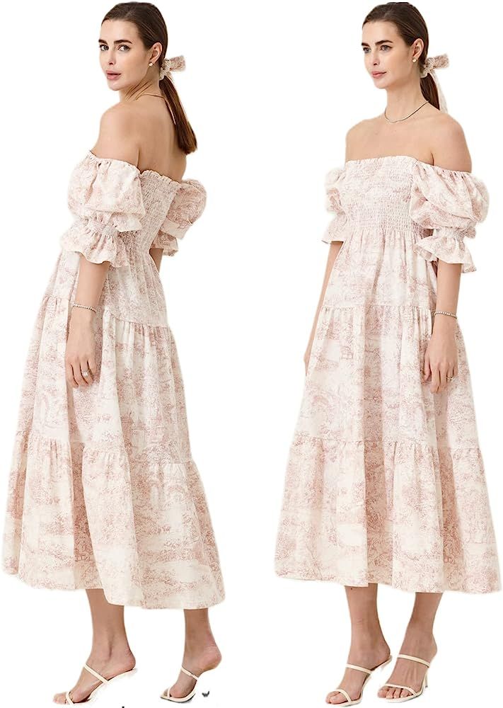 Women’s Classic Linen Nursing Dress, Cotton Kiko Maternity Gown, Casual Maternity Dress | Amazon (US)