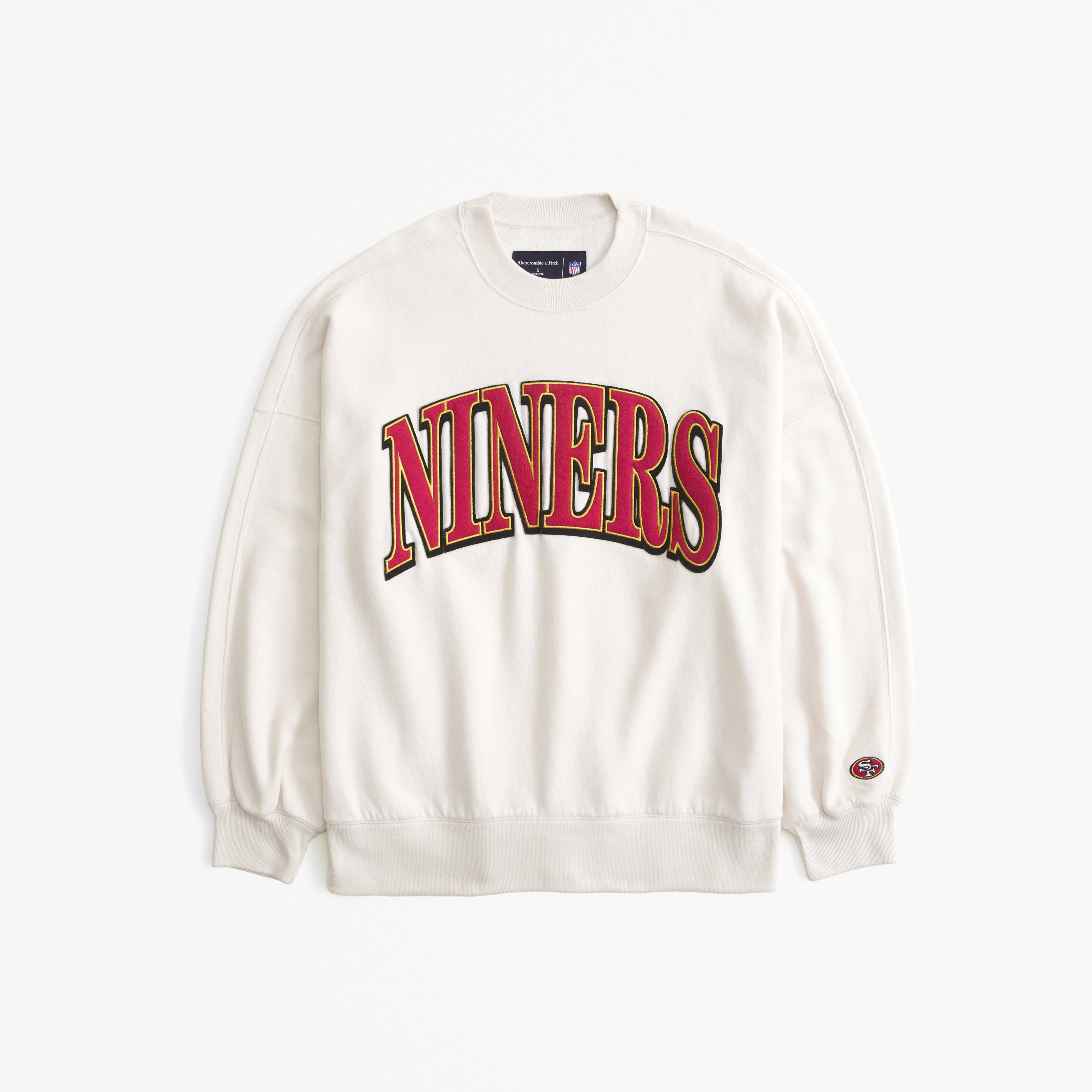 San Francisco 49ers Graphic Oversized Sunday Crew | Abercrombie & Fitch (US)