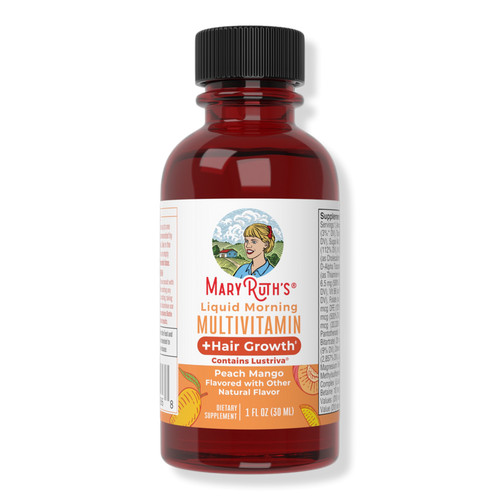 1 oz Liquid Morning Multivitamin + Hair Growth Peach Mango - MaryRuth's | Ulta Beauty | Ulta
