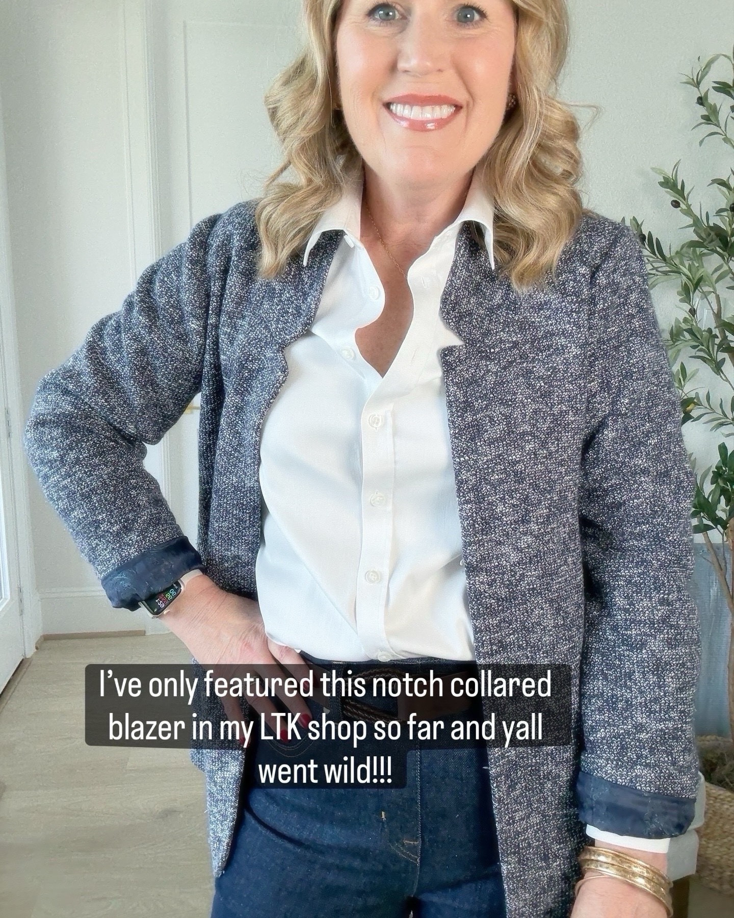 ➡️ Swipe through to see some of my workwear favorites!

♥️ The notch colored blazer has a little bit of stretch to it. It has a roomie fit. Runs true to size.

♥️ Stretchy button up shirt runs true to size and has a roomie fit.

♥️ Red jacket with gold button detail has a roomy fit and is stretchy. Runs true to size.

♥️ White button up ruffled shirt runs true to size. It has no stretch, but has a roomie feel.

♥️ The polo sweater comes in lots of different colors. I love the collar detail with a V-neck. It is soft and stretchy. Has a classic fit. I sized up one for a roomier look.

♥️ Always love my dark flare denim from Spanx.

➡️ Spanx discount code: CINDYXSPANX

#LTKWatchNow #LTKShoeCrush #LTKParties #LTKStyleTip #LTKItBag #LTKGiftGuide #LTKFindsUnder50 #LTKFindsUnder100 #LTKOver40 #LTKWorkwear #LTKPetite #LTKootd #LTKMidsize #LTKSaleAlert #LTKTravel #LTKSeasonal