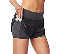 Women's 2 in 1 Running Shorts High Waisted Spandex Shorts Gym Yoga Workout Athletic Shorts for Wo... | Amazon (US)