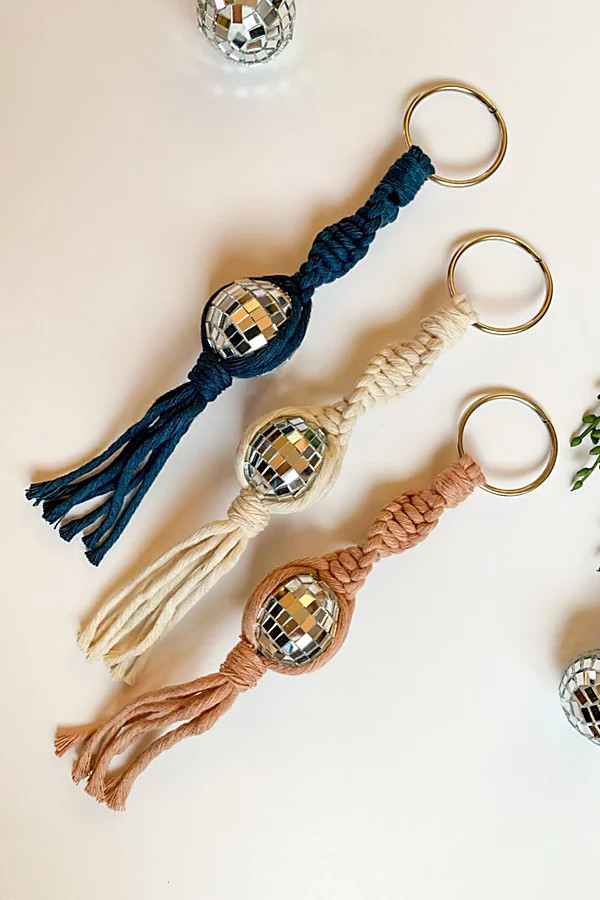 Macramé Disco Ball Car Charm | Free People (Global - UK&FR Excluded)