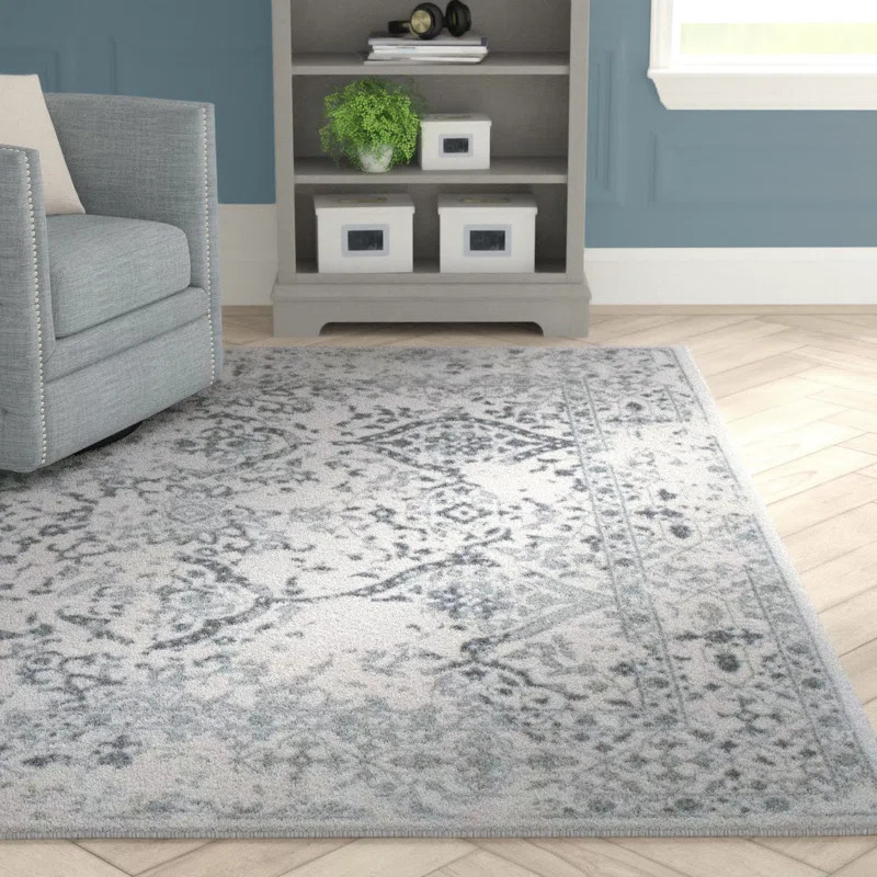Juliean Oriental Area Rug in Ivory | Wayfair North America