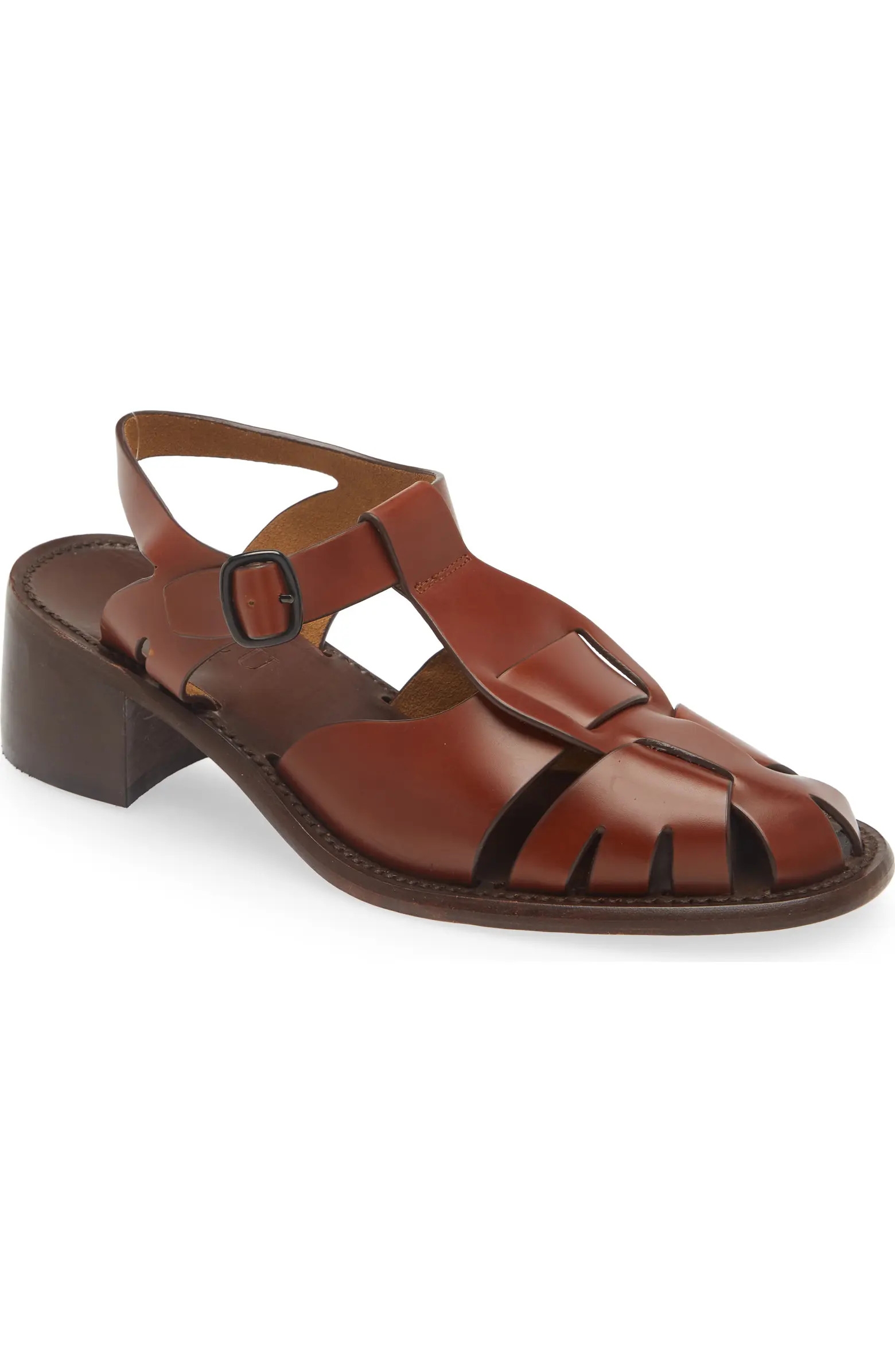 HEREU Pesca Block Heel Fisherman Sandal (Women) | Nordstrom | Nordstrom