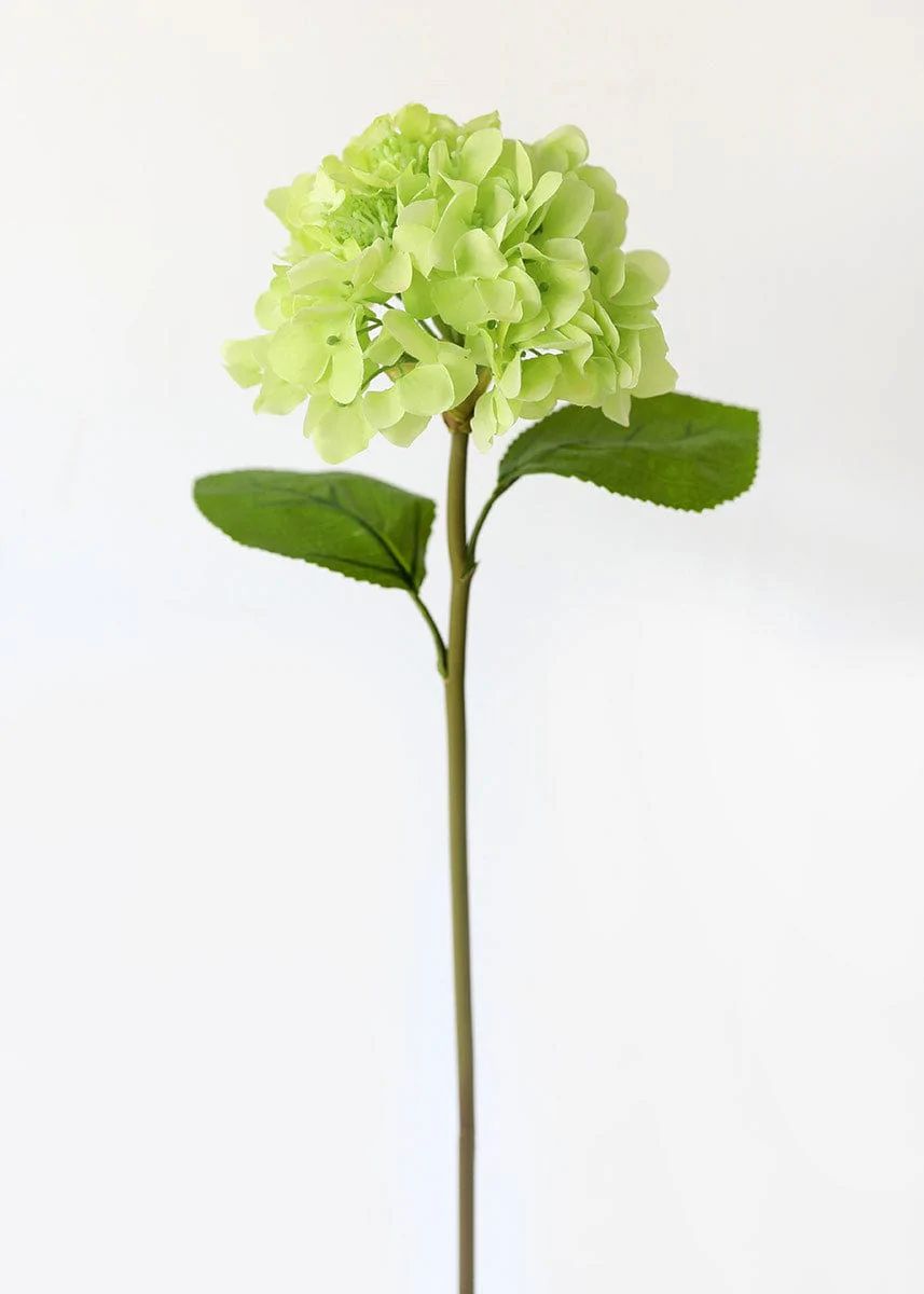 Faux Lime Green Hydrangea | Shop Real Touch Flowers at Afloral.com | Afloral